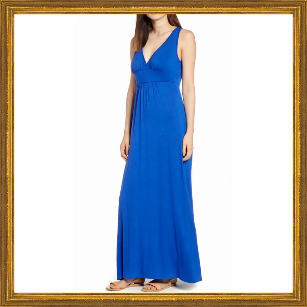Loveapella V-Neck Maxi Dress (NWT)